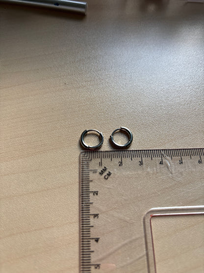 Créoles argenté zirconium