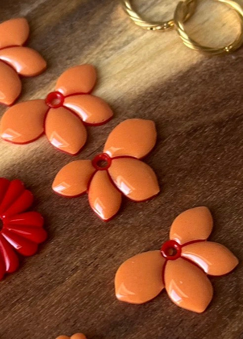 Orange et rouge